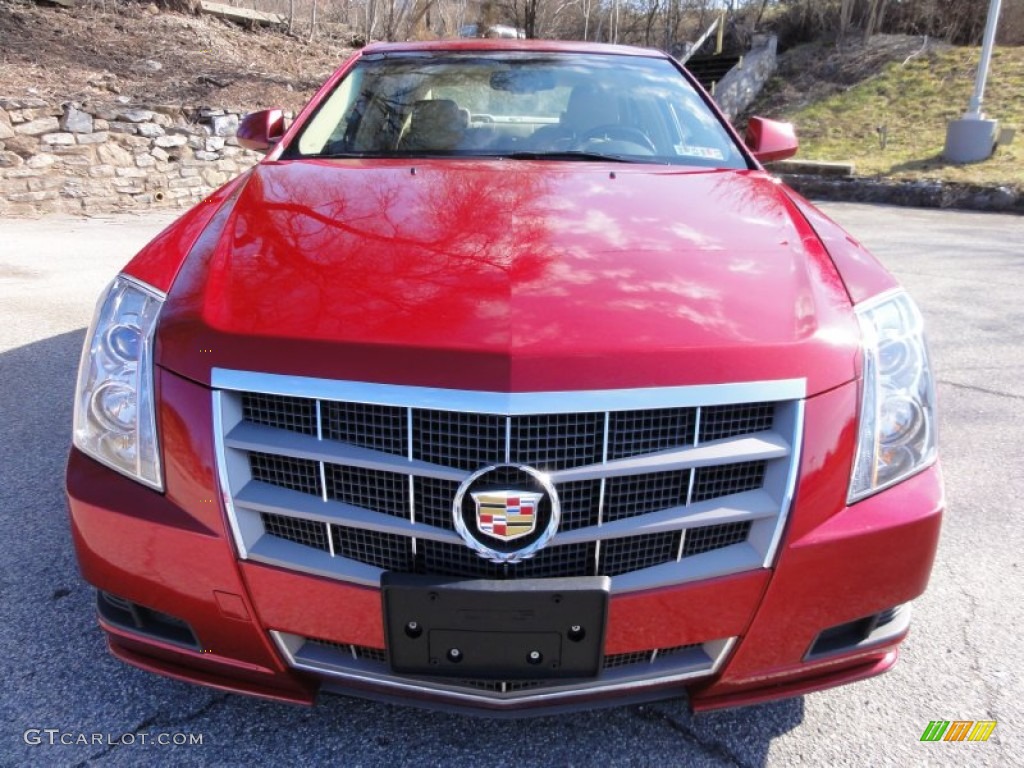 2011 CTS 3.0 Sedan - Crystal Red Tintcoat / Cashmere/Cocoa photo #4