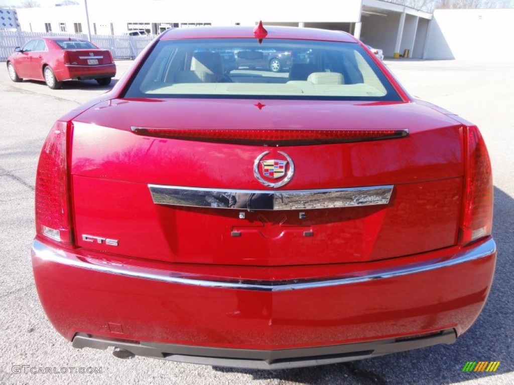 2011 CTS 3.0 Sedan - Crystal Red Tintcoat / Cashmere/Cocoa photo #9
