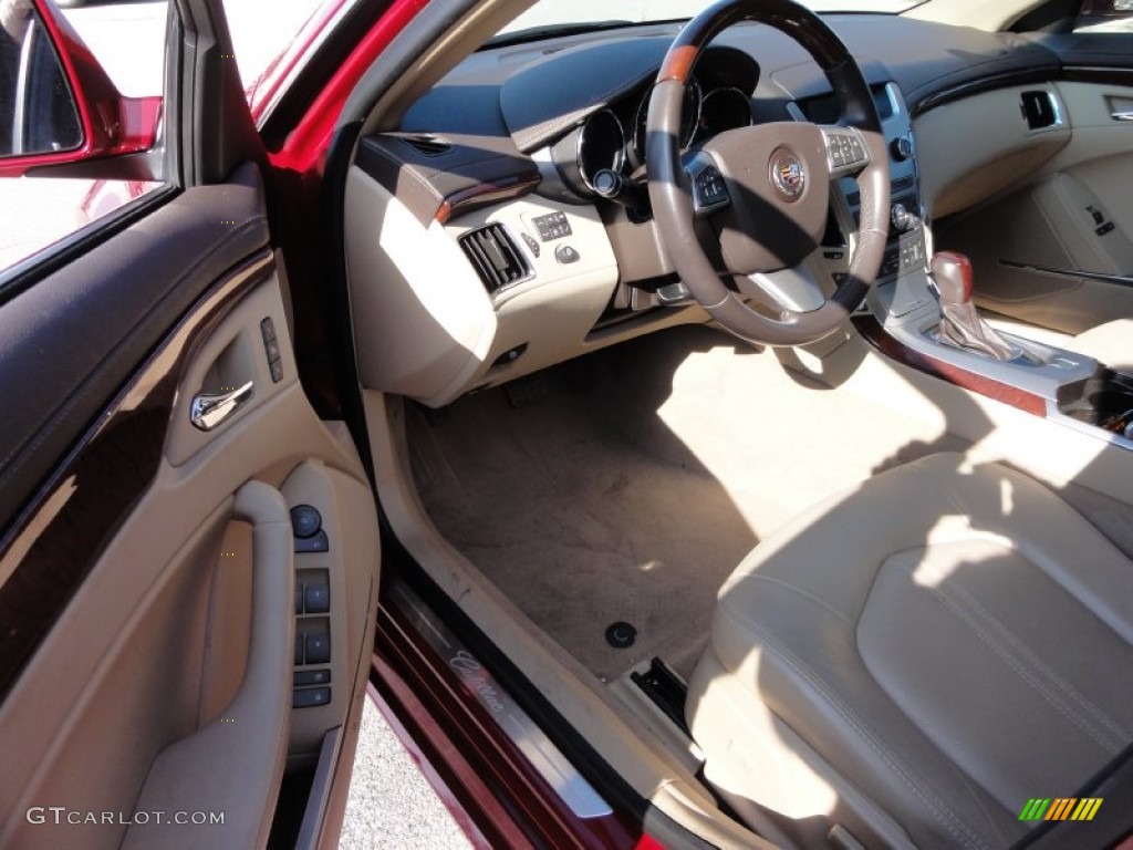 2011 CTS 3.0 Sedan - Crystal Red Tintcoat / Cashmere/Cocoa photo #13