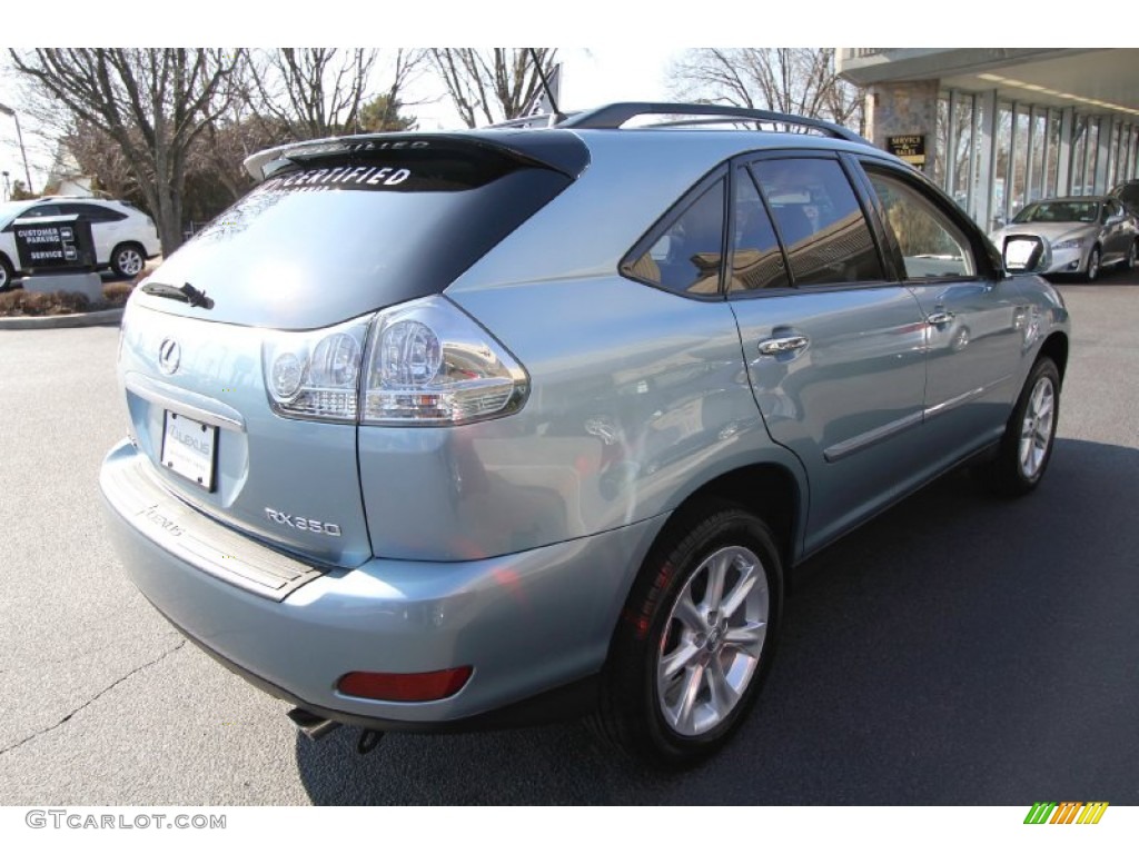 2009 RX 350 AWD - Breakwater Blue Metallic / Parchment photo #6