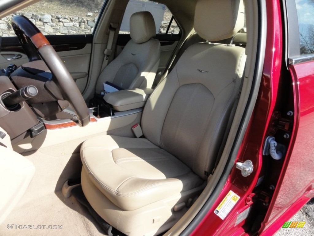 2011 CTS 3.0 Sedan - Crystal Red Tintcoat / Cashmere/Cocoa photo #17