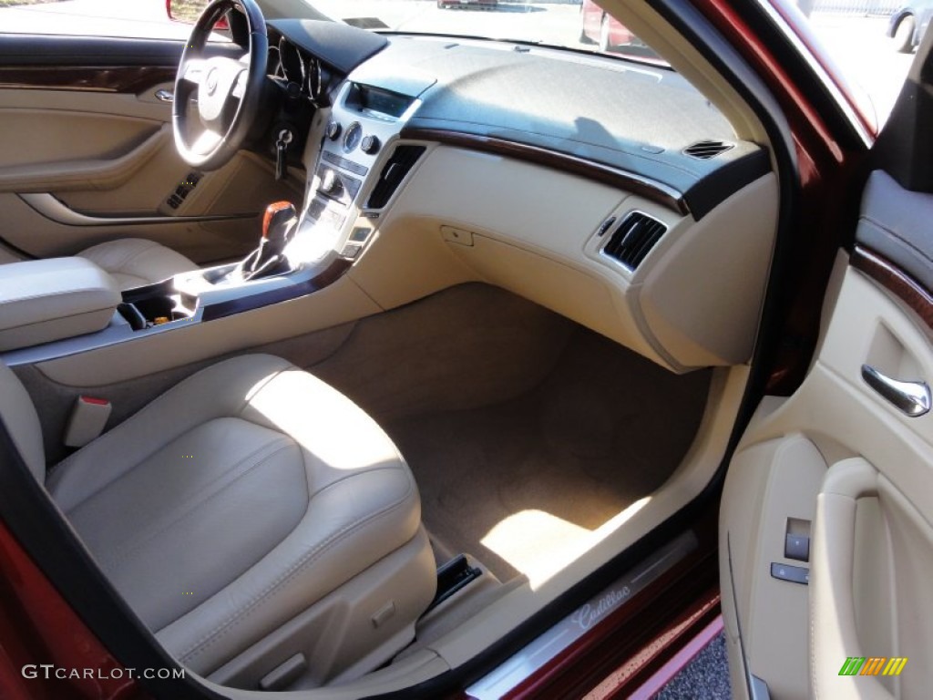 2011 CTS 3.0 Sedan - Crystal Red Tintcoat / Cashmere/Cocoa photo #18