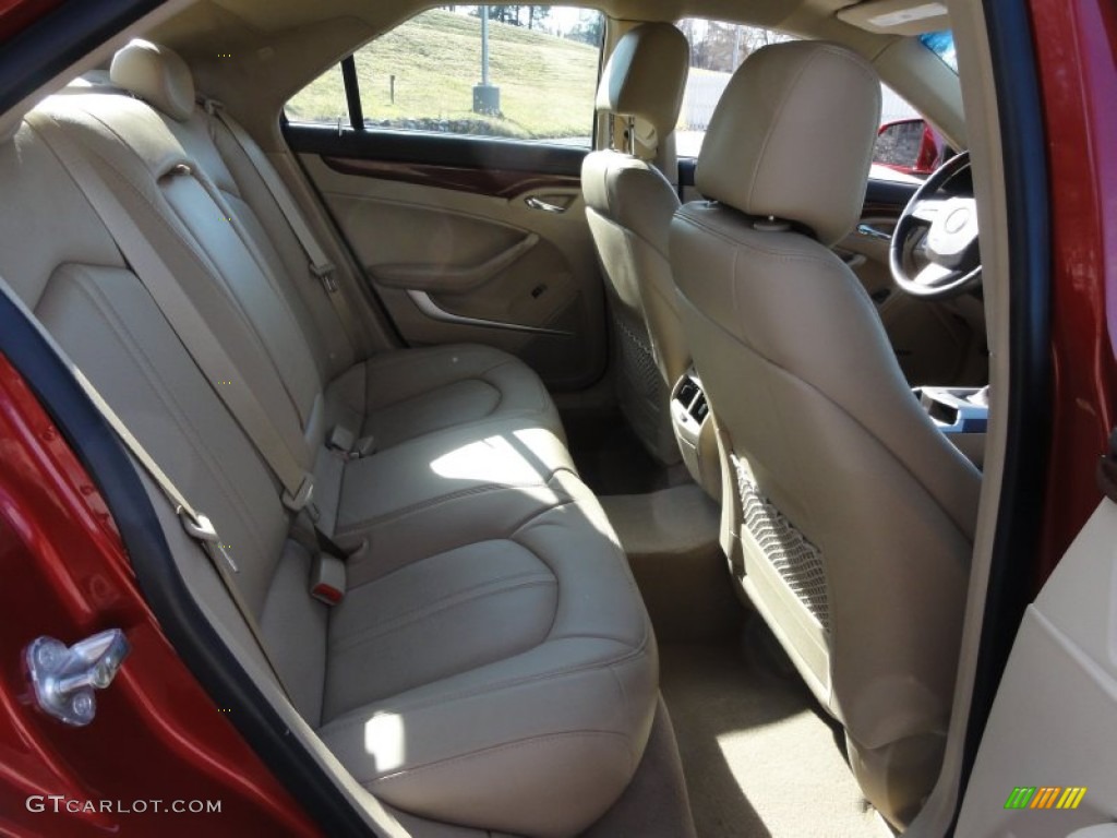 2011 CTS 3.0 Sedan - Crystal Red Tintcoat / Cashmere/Cocoa photo #21