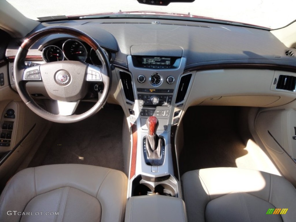 2011 CTS 3.0 Sedan - Crystal Red Tintcoat / Cashmere/Cocoa photo #24