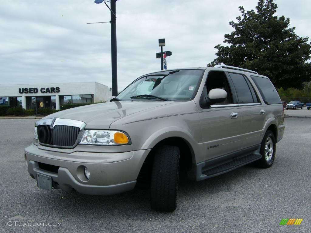 2002 Navigator Luxury - Light Parchment Gold Metallic / Medium Parchment photo #1