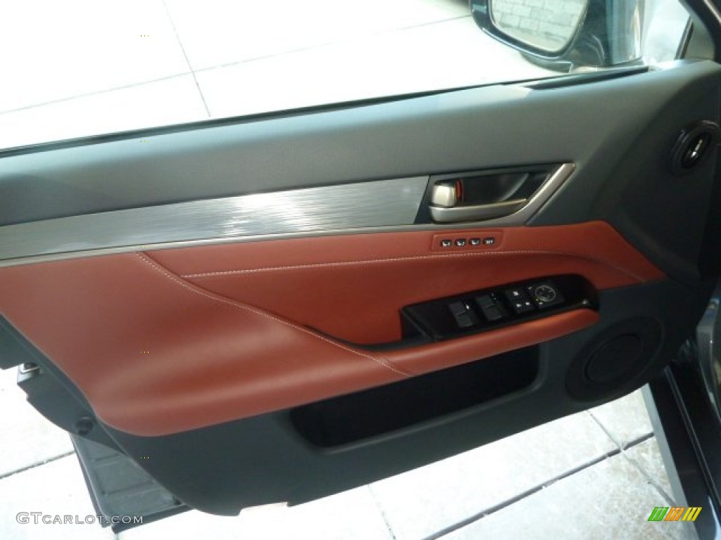 2013 Lexus GS 350 AWD F Sport Cabernet Door Panel Photo #61243655