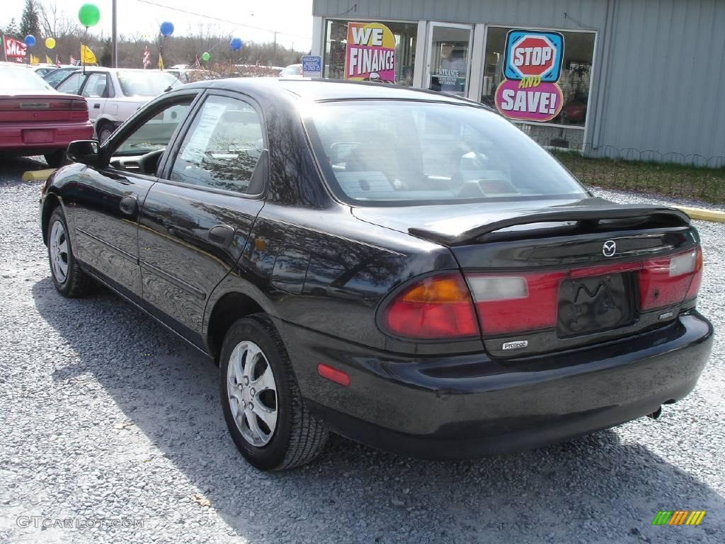 1998 Protege DX - Brilliant Black / Beige photo #7