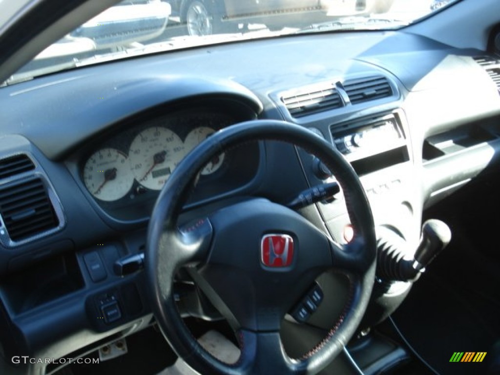 2002 Civic Si Hatchback - Taffeta White / Black photo #8