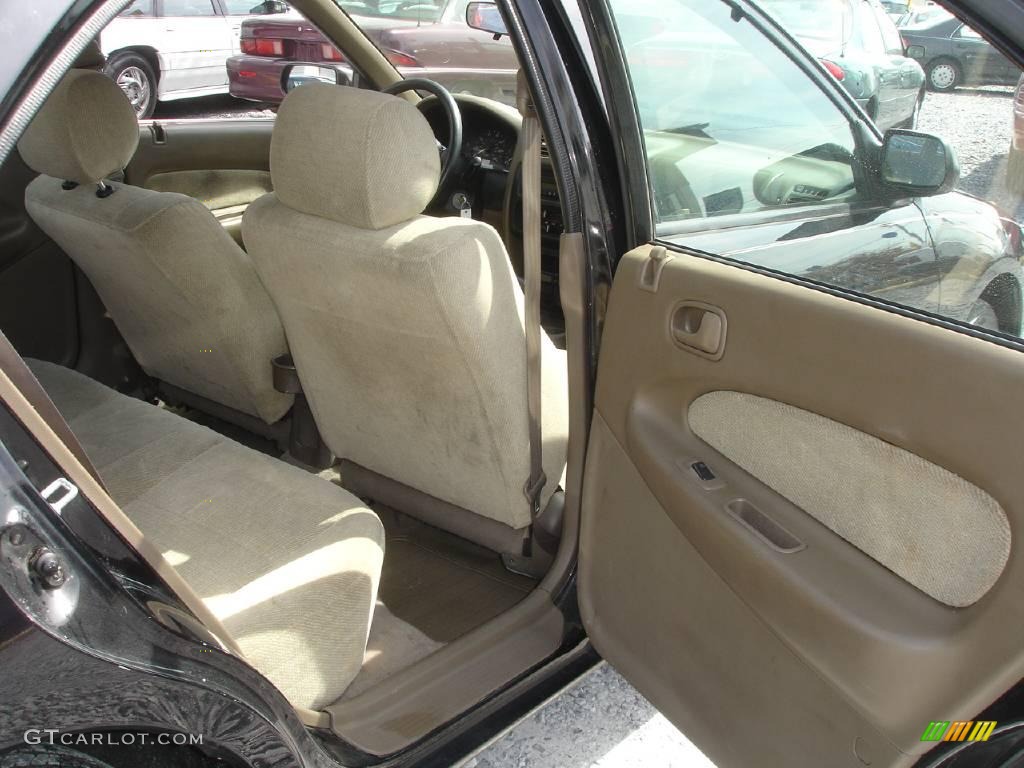 1998 Protege DX - Brilliant Black / Beige photo #13