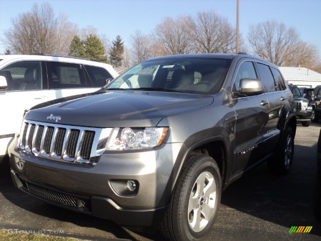 2012 Grand Cherokee Laredo X Package 4x4 - Mineral Gray Metallic / Black photo #1