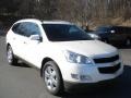 2012 White Diamond Tricoat Chevrolet Traverse LT AWD  photo #2