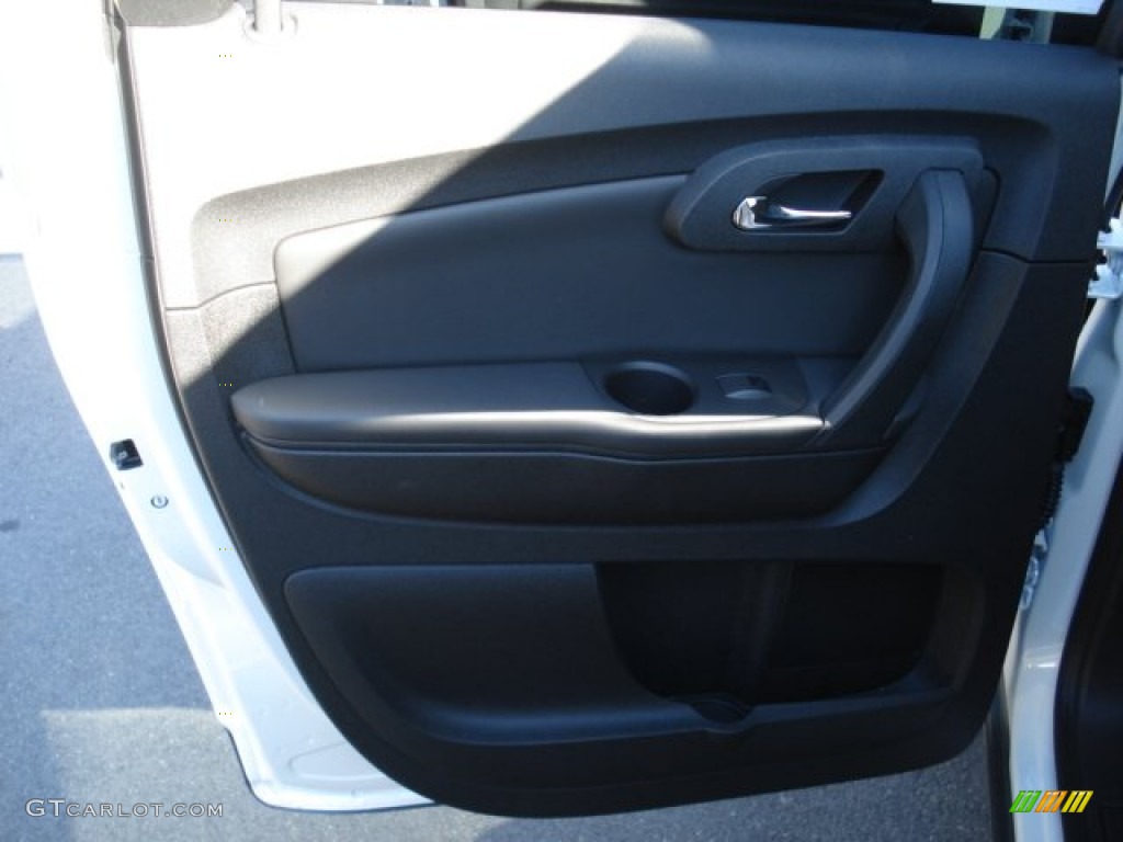 2012 Traverse LT AWD - White Diamond Tricoat / Ebony photo #14