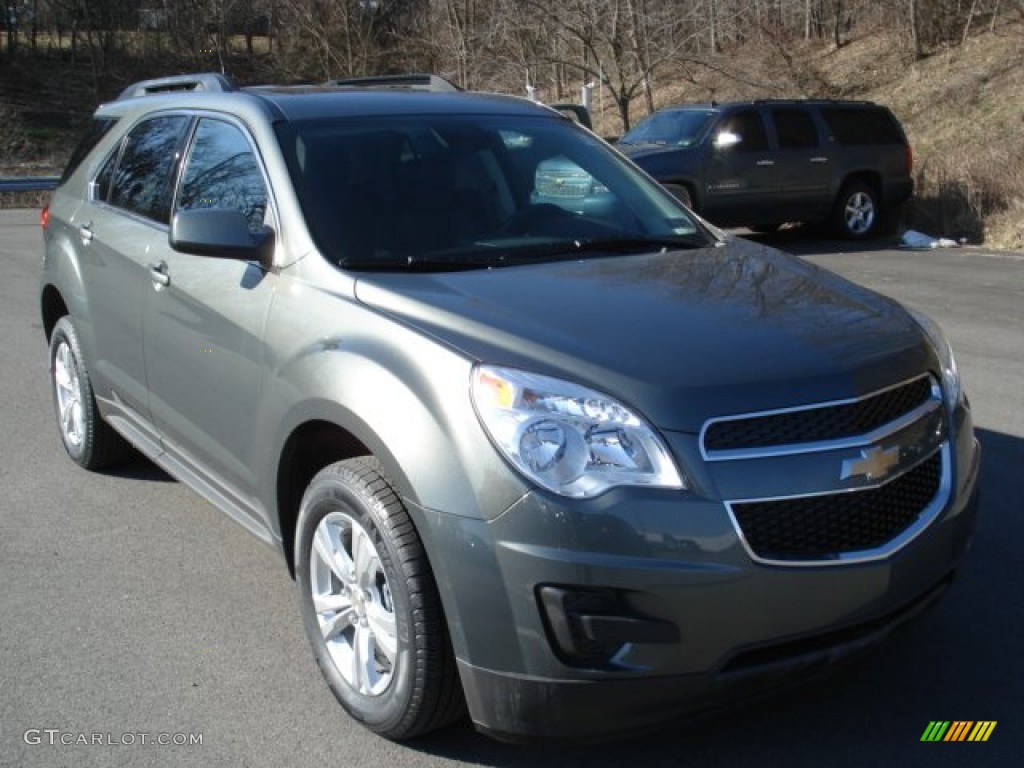 Steel Green Metallic 2012 Chevrolet Equinox LT AWD Exterior Photo #61245300