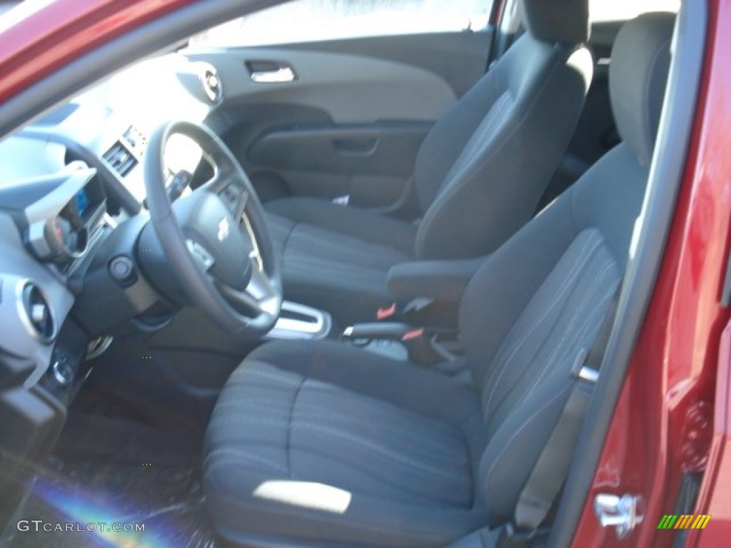 2012 Sonic LS Sedan - Crystal Red Tintcoat / Jet Black/Dark Titanium photo #11