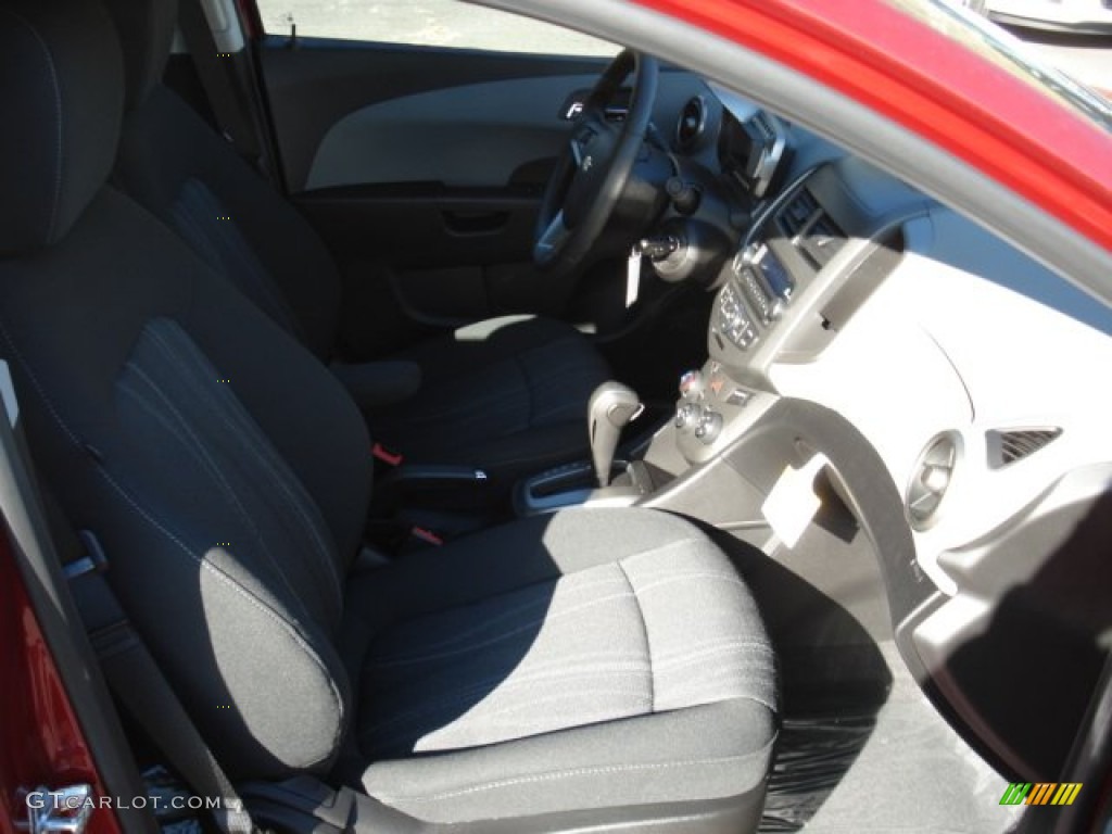 2012 Sonic LS Sedan - Crystal Red Tintcoat / Jet Black/Dark Titanium photo #16