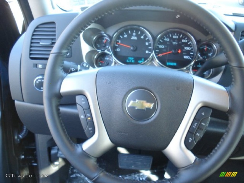 2012 Silverado 1500 LT Extended Cab 4x4 - Black / Ebony photo #18