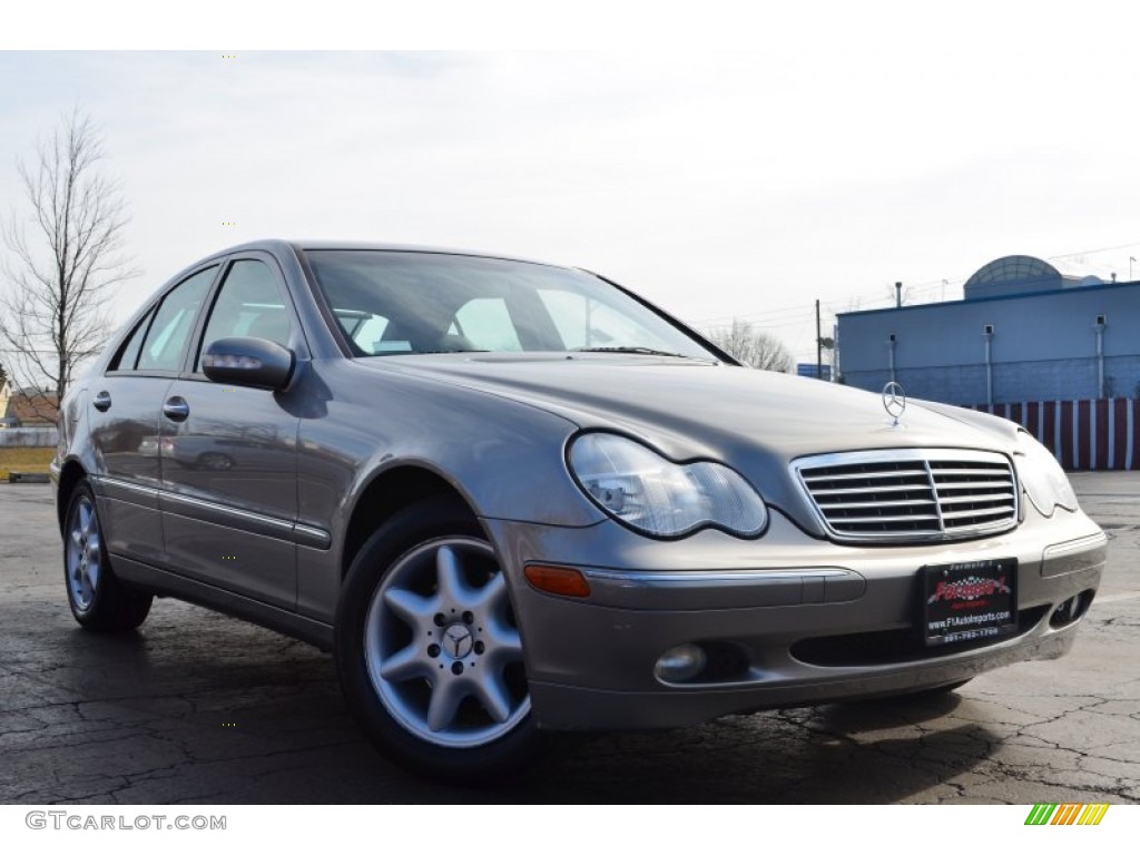 2003 C 240 4Matic Sedan - Pewter Silver Metallic / Charcoal photo #1