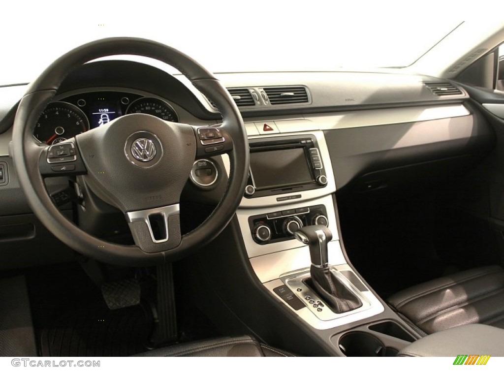 2011 Volkswagen CC Sport Black Dashboard Photo #61247486