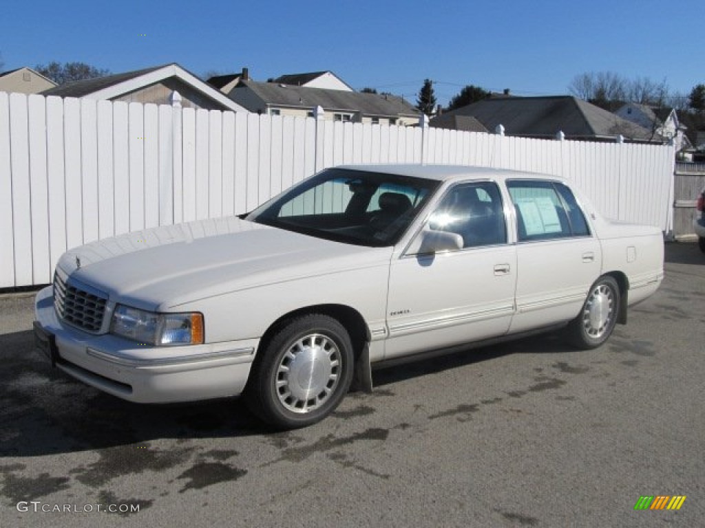 White Cadillac DeVille