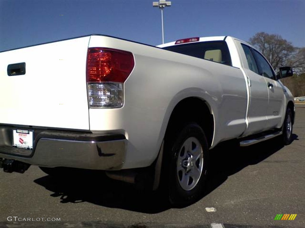 2010 Tundra Double Cab - Super White / Sand Beige photo #16