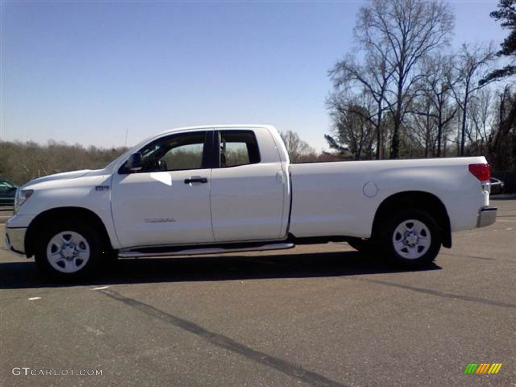 2010 Tundra Double Cab - Super White / Sand Beige photo #18