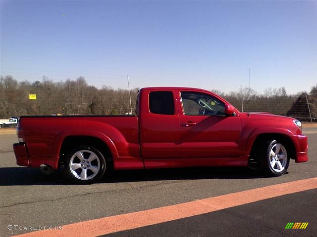 2009 Tacoma X-Runner - Barcelona Red Metallic / Graphite Gray photo #21