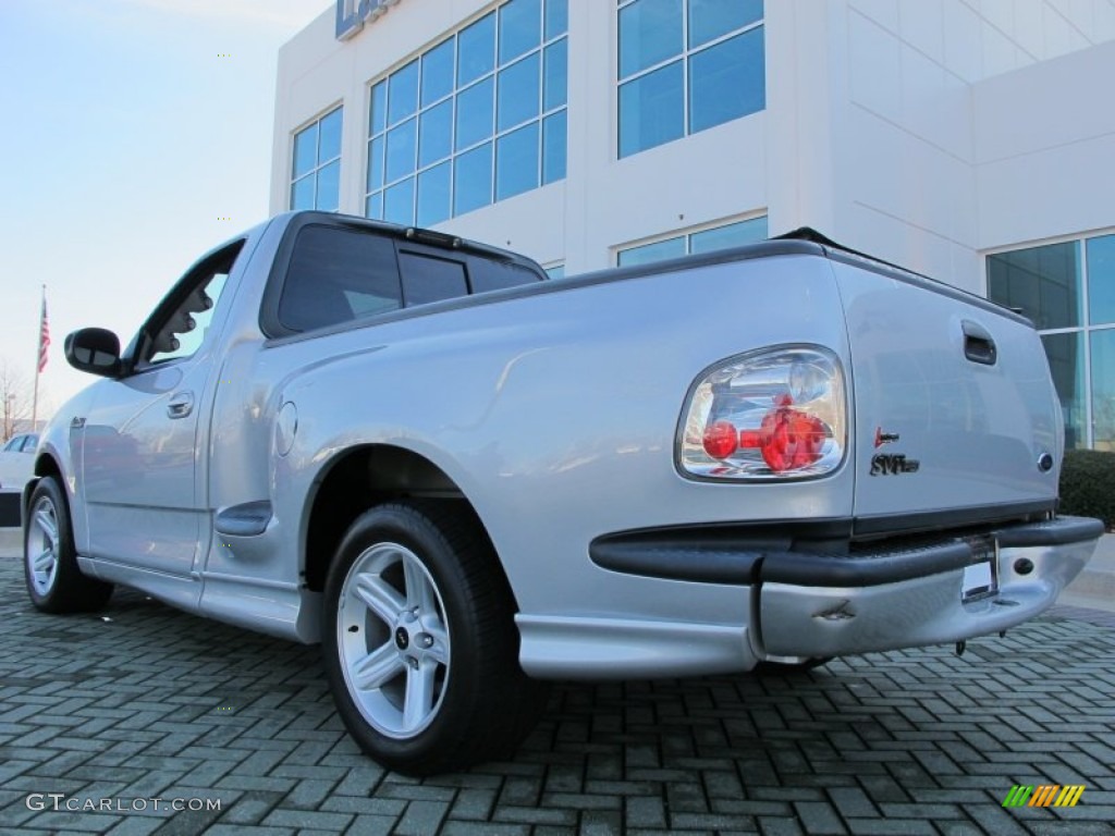 2004 F150 SVT Lightning - Silver Metallic / SVT Black/Light Flint photo #3