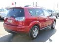 2010 Rally Red Metallic Mitsubishi Outlander ES  photo #15