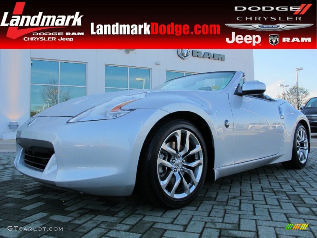 2010 370Z Touring Roadster - Brilliant Silver / Black Leather photo #1