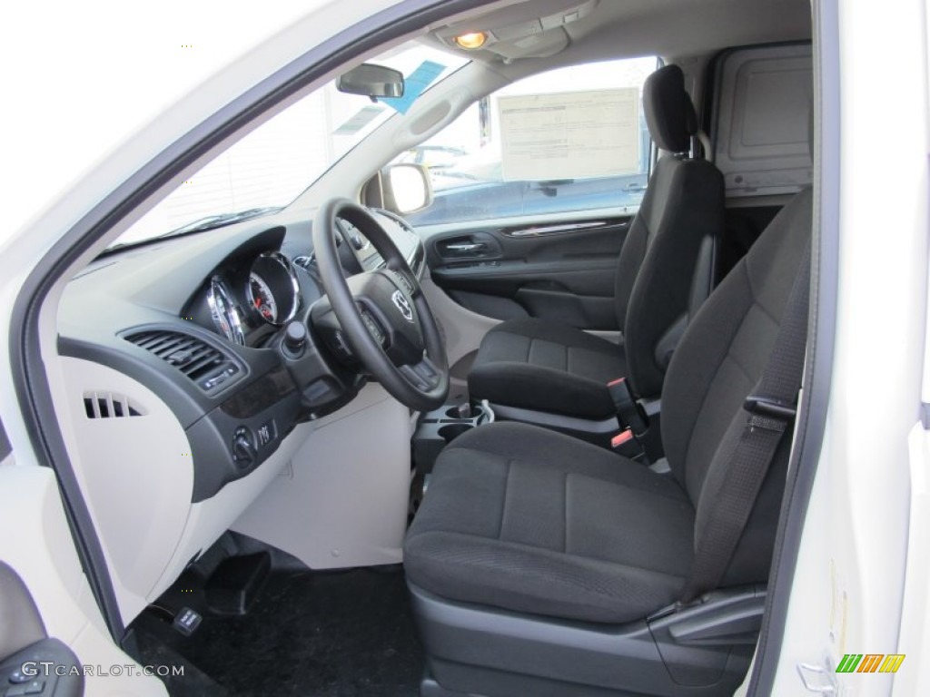 Black/Light Graystone Interior 2012 Dodge Ram Van C/V Photo #61251565
