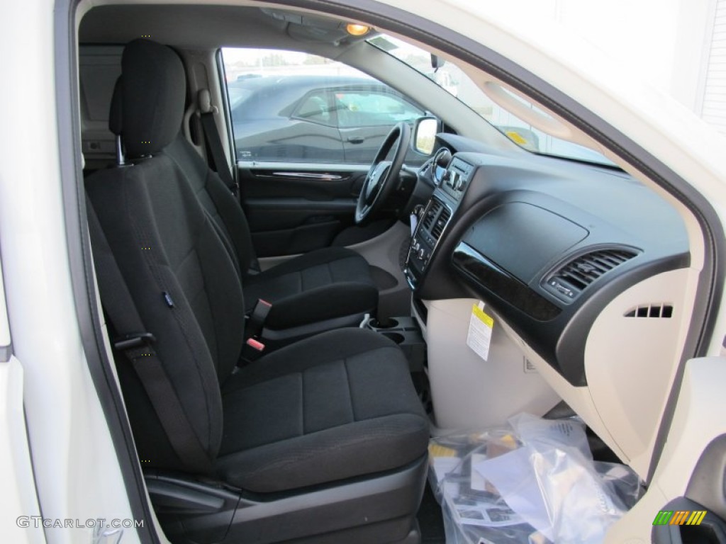 Black/Light Graystone Interior 2012 Dodge Ram Van C/V Photo #61251593