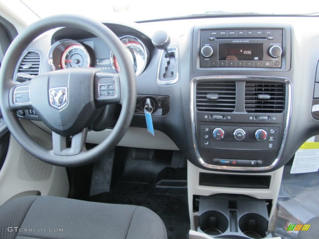 2012 Dodge Ram Van C/V Black/Light Graystone Dashboard Photo #61251605
