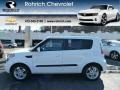 2010 Clear White Kia Soul +  photo #1