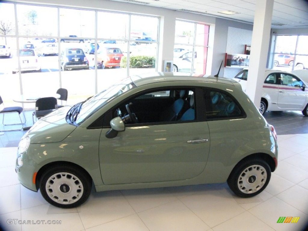 Verde Chiaro (Light Green) 2012 Fiat 500 Pop Exterior Photo #61252295