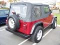 2000 Flame Red Jeep Wrangler SE 4x4  photo #5