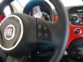 2012 Rosso Brillante (Red) Fiat 500 c cabrio Lounge  photo #13