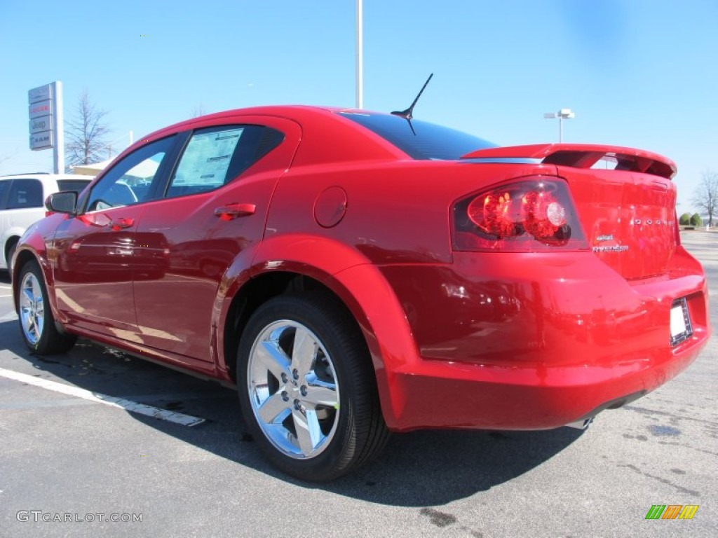 Redline 2-Coat Pearl 2012 Dodge Avenger SXT Plus Exterior Photo #61252715