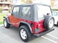 2000 Flame Red Jeep Wrangler SE 4x4  photo #7