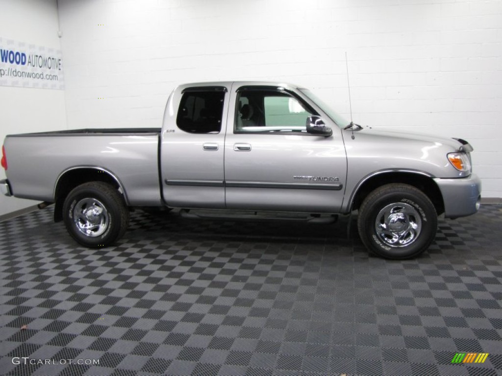 2005 Tundra SR5 Access Cab 4x4 - Silver Sky Metallic / Light Charcoal photo #5