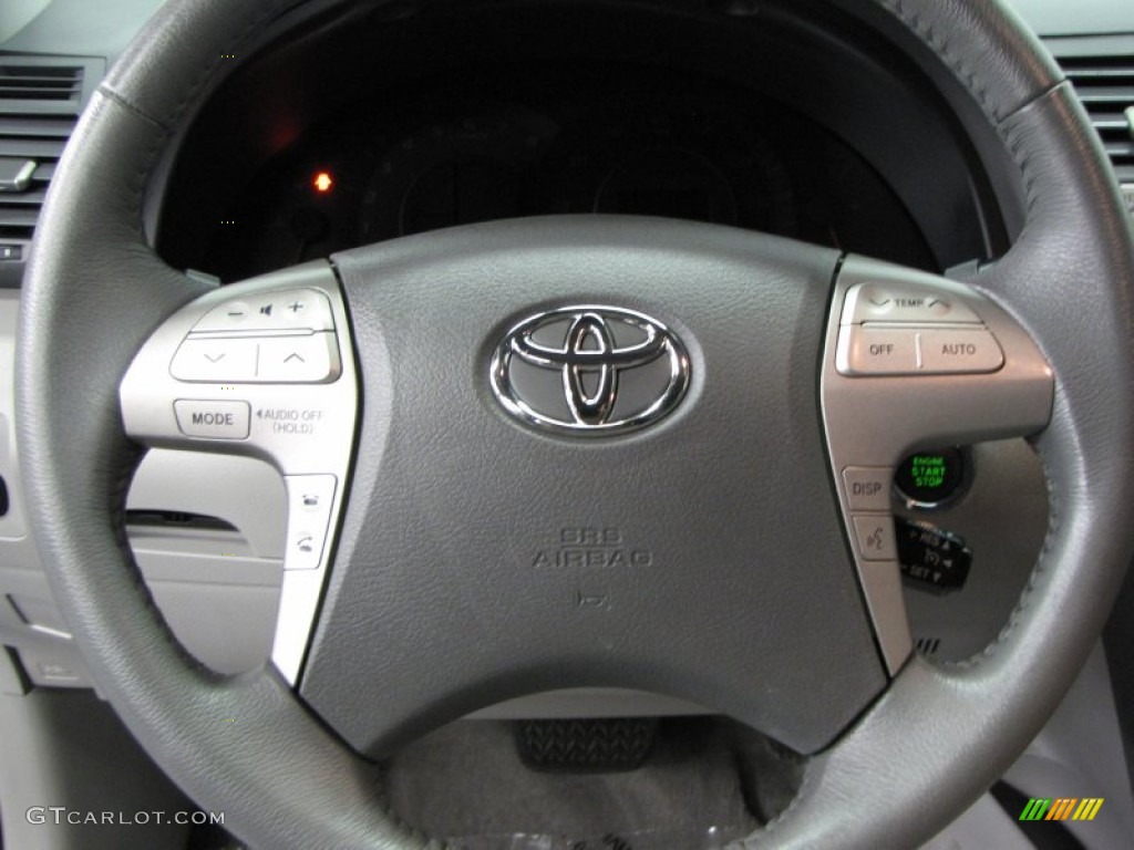 2010 Toyota Camry XLE V6 Ash Gray Steering Wheel Photo #61254224