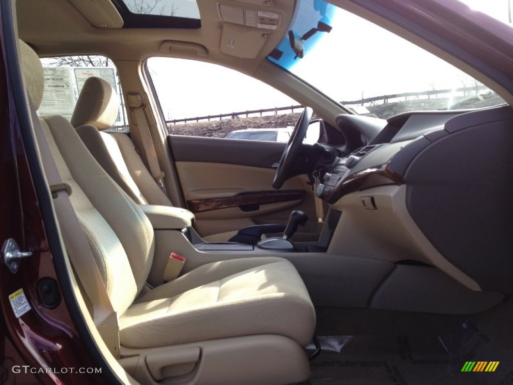 2008 Accord EX V6 Sedan - Basque Red Pearl / Ivory photo #15