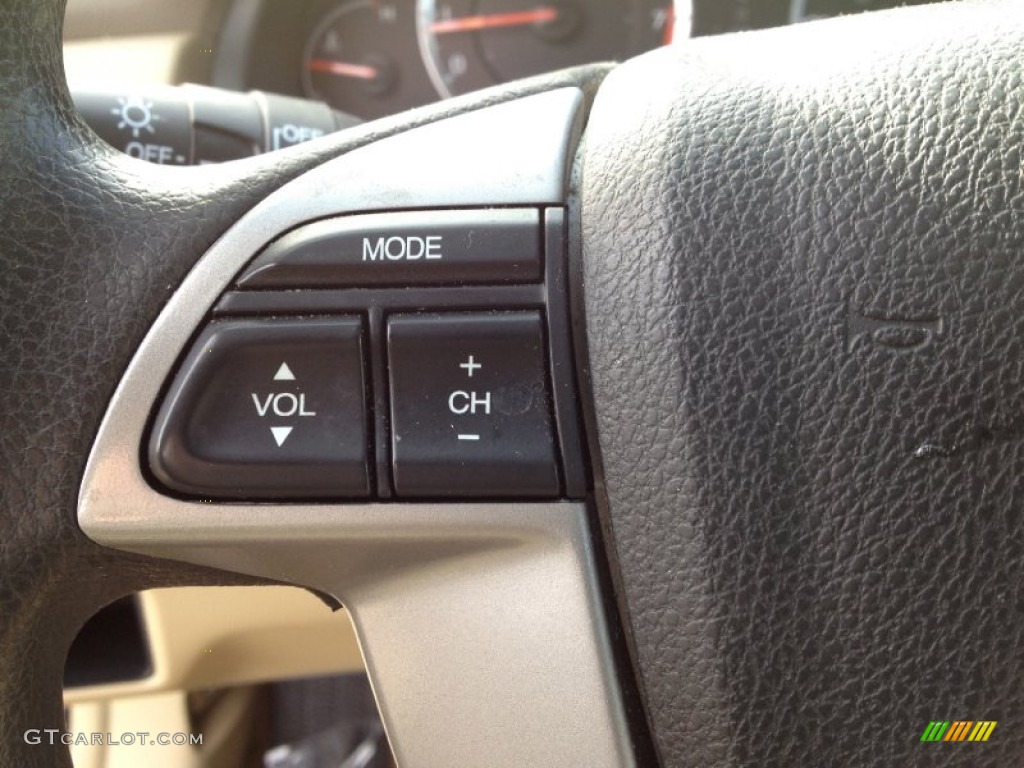 2008 Accord EX V6 Sedan - Basque Red Pearl / Ivory photo #27