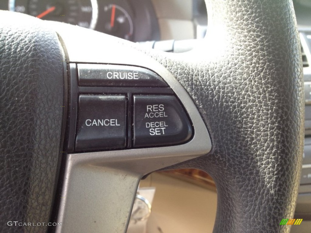 2008 Accord EX V6 Sedan - Basque Red Pearl / Ivory photo #28