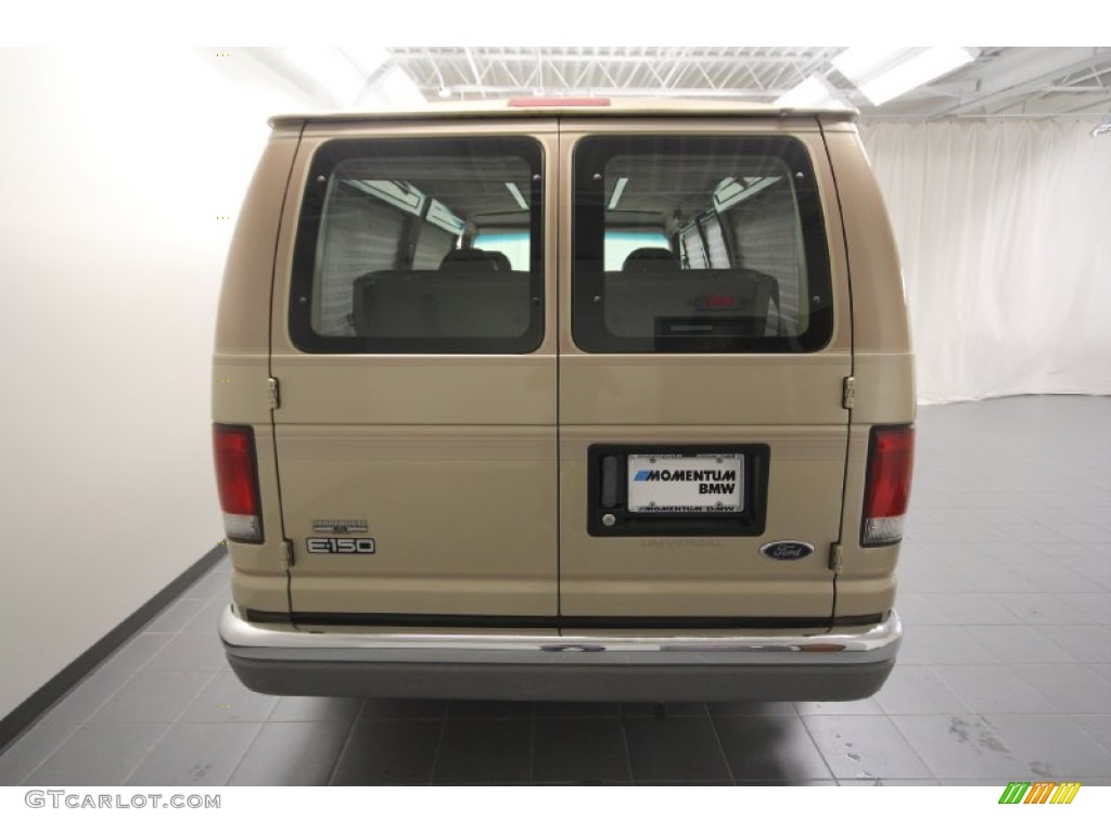 1999 E Series Van E150 Custom Passenger - Harvest Gold Metallic / Medium Parchment photo #14