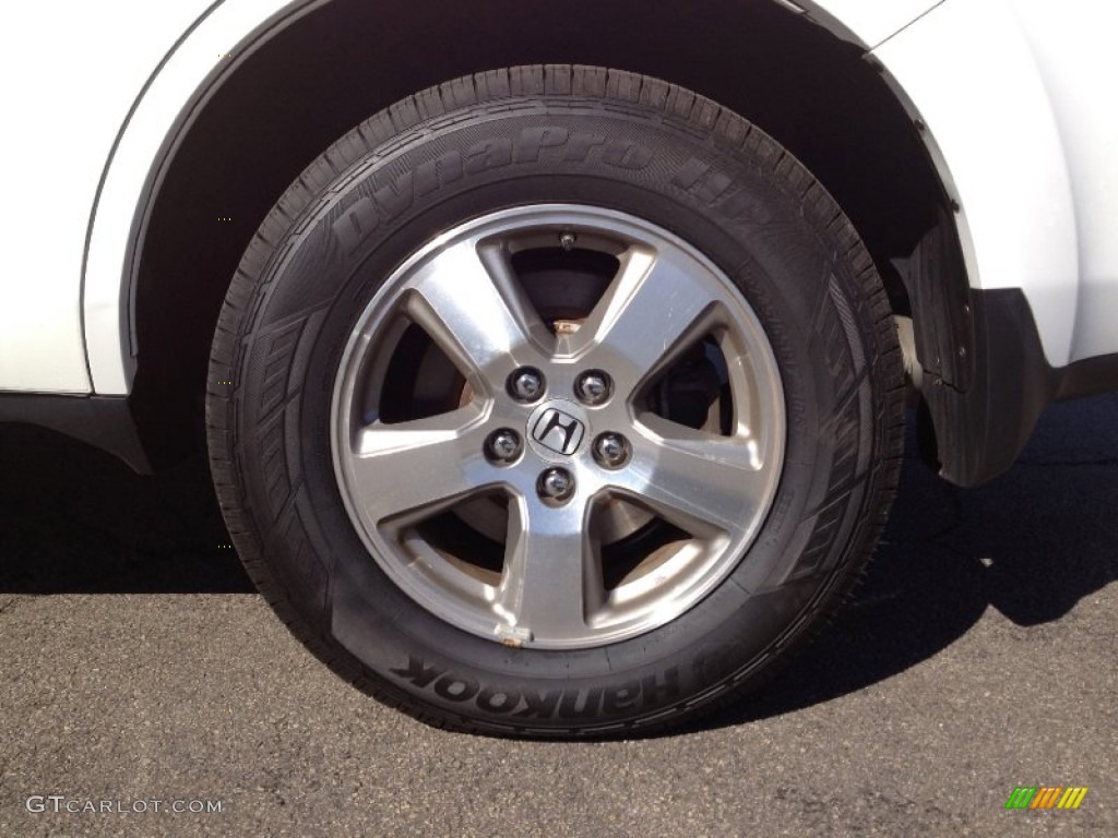 2009 Pilot EX 4WD - Taffeta White / Gray photo #2