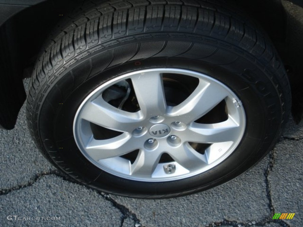 2012 Sorento LX V6 AWD - Bright Silver / Black photo #9