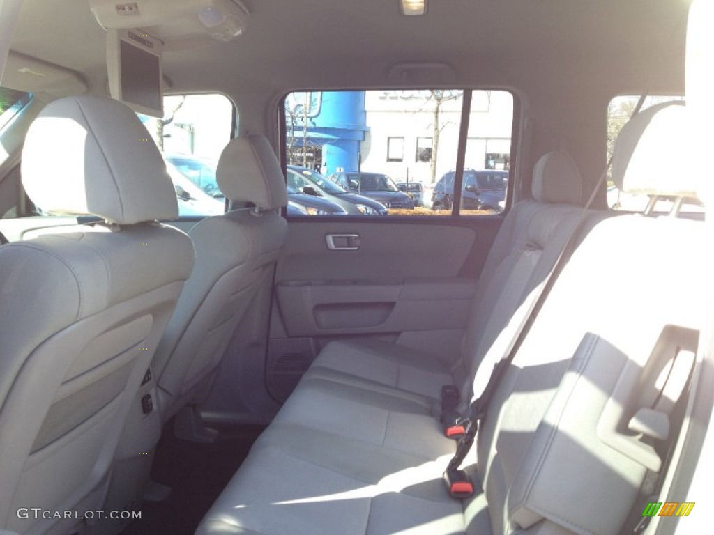 2009 Pilot EX 4WD - Taffeta White / Gray photo #14