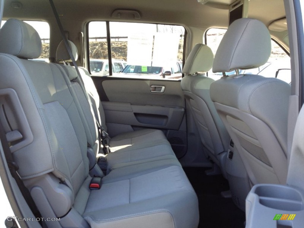 2009 Pilot EX 4WD - Taffeta White / Gray photo #15