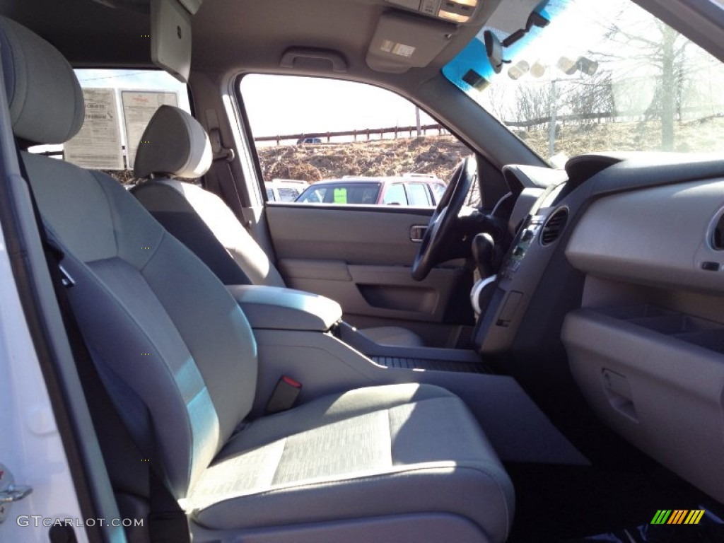 2009 Pilot EX 4WD - Taffeta White / Gray photo #16