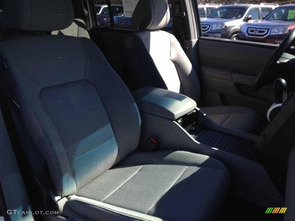 2009 Pilot EX 4WD - Taffeta White / Gray photo #18